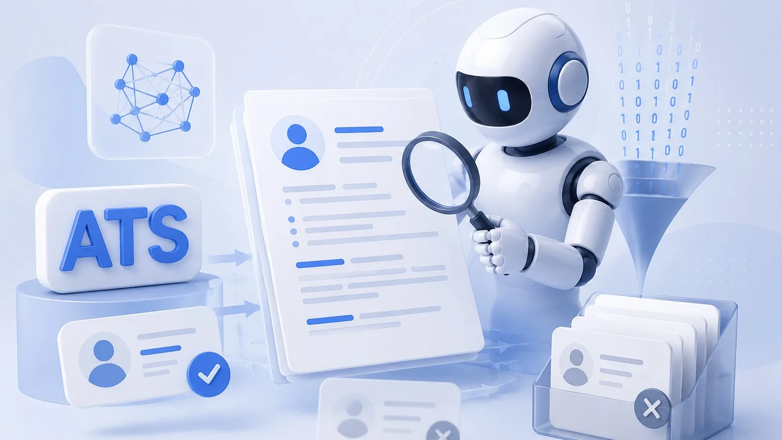 Схема работы ATS системы фильтрации резюме на hh.ru