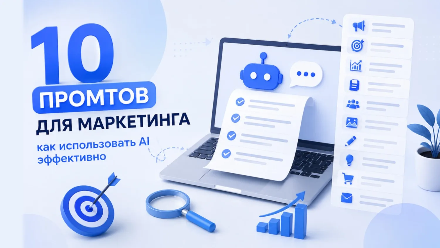 10 профессиональных промптов для маркетинга. Как использовать AI эффективно